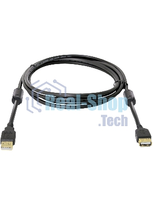 Кабель Defender PRO USB 2.0 кабель удлинительный 1.8м AM/AF, зол.конт, 2фер.фил.