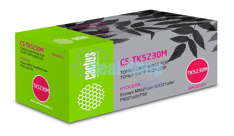Картридж лазерный Cactus CS-TK5230M пурпурный (2600 стр.) для Kyocera Ecosys M5521cdn/M5521cdw/P5021cdn/P5021cdw