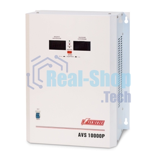 Стабилизатор напряжения Powerman AVS 10000P White (10000ВА,50А,КПД 98%, циф. индикация вх./вых. напряж.)