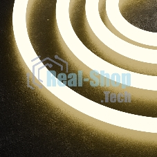 Лента светодиодная для бани и сауны Rexant 24В, SMD2835, 14,4Вт/м, 120 LED/м, 3000K, 16мм, 5м, IP68