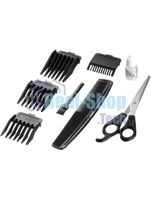 Машинка для стрижки волос ЯРОМИР ЯР-702 черный с красным