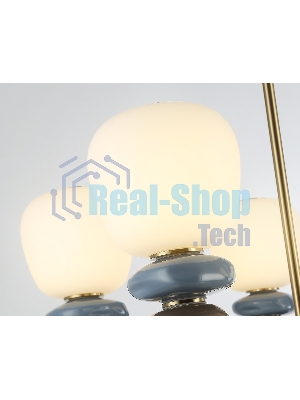 Люстра Ambrella light LH53164/5 SB/WH бронза/белый 40W 3000K D650*900