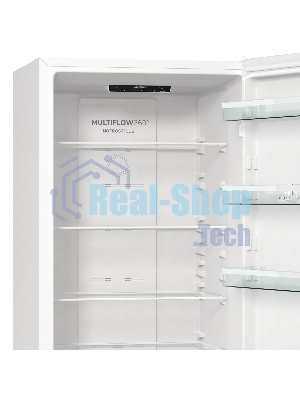 Холодильник Gorenje NRK6201PW4 белый двухкамерный 235/96л морозилка снизу, No Frost