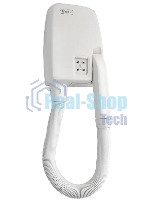 Фен Puff 850B белый, 850 Вт
