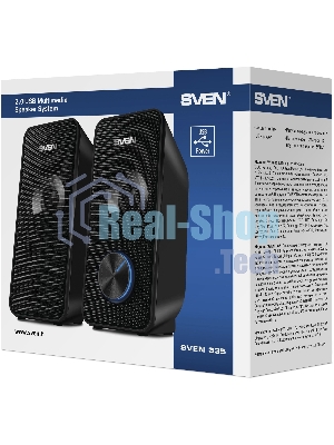 Акустическая система SVEN 335, черный (6 Вт, питание USB)