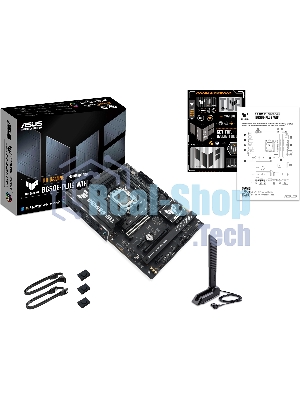 Материнская плата ASUS TUF GAMING B650E-PLUS WIFI, AM5, AMD B650, 4xDDR5, 4xSATA, 3xM.2, 1xPCIe 5.0 x16, 1xPCIe 4.0 x4, 2xPCIe 4.0 x1, 1xDisplayPort, 1xHDMI, 1x2.5Gb LAN, Wi-Fi 6E, Bluetooth 5.3, 1xUSB-C 20Gbps, 3xUSB-A 10Gbps, 6xUSB-A 2.0, 5x3.5 мм, 7.1, ATX