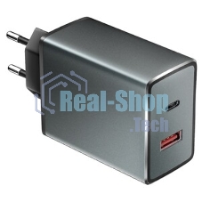 Автомобильное зарядное устройство OLMIO Type-C/USB, 38W, 6A, QuickCharge3.0, PowerDelivery