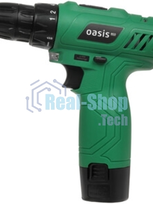 Дрель-шуруповерт Oasis AV-12 Eco, 12 В, 1,3 Ач, 24Нм, щеточный