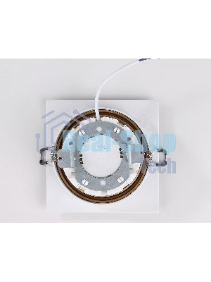 Светильник Ambrella light TN51916 WH/GD белый/золото GX53 max 12W 115*115*23