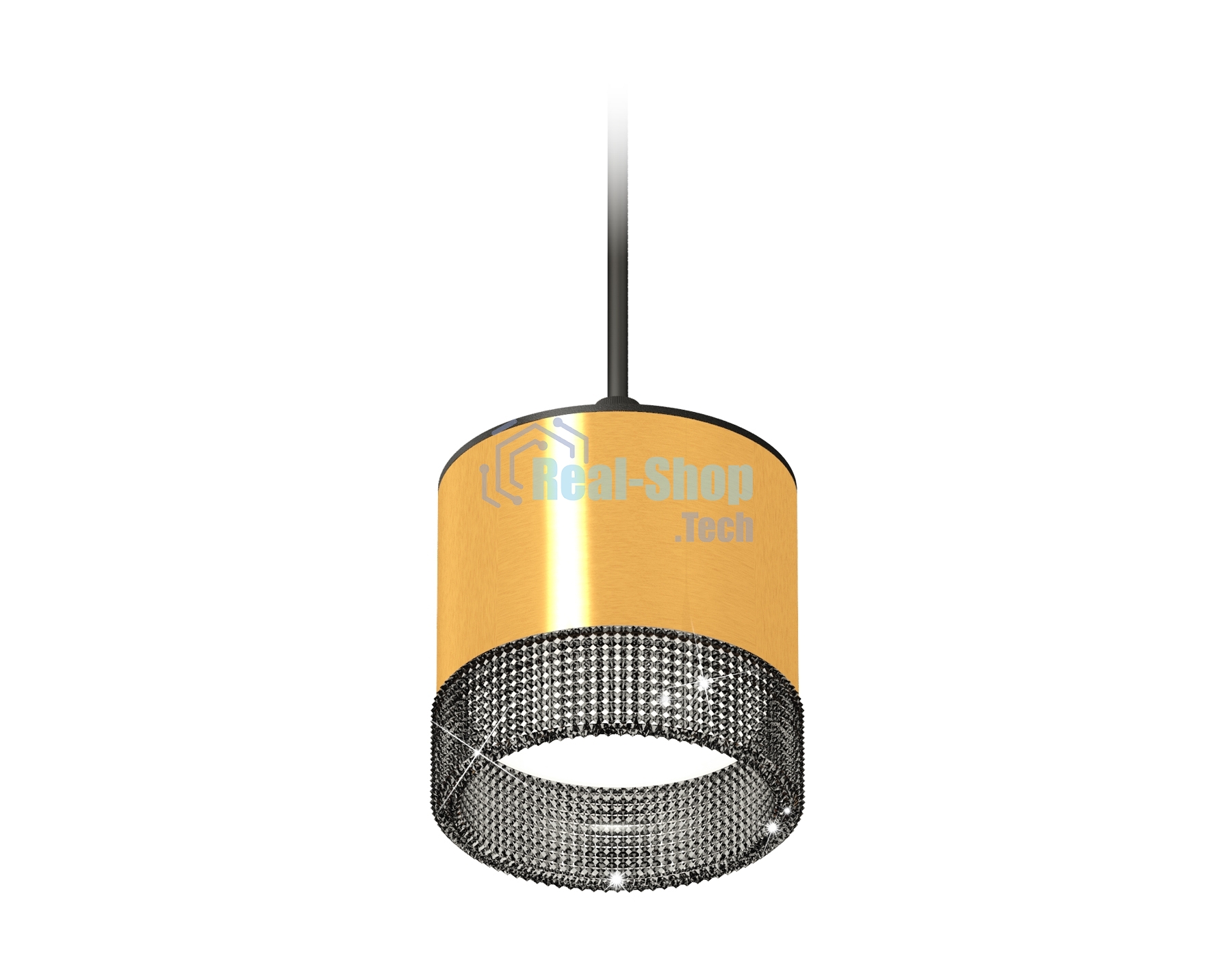 Светильник Ambrella Light XP8121031 PYG/BK/SBK золото желтое полированное/тонированный/черный песок GX53 (A2333, C8121, N8484)