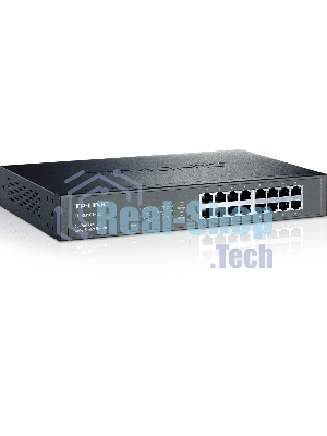 Коммутатор сетевой TP-Link SMB TL-SG1016DE 16-Port Gigabit Easy Smart Switch, 16 10/100/1000Mbps RJ45 ports, MTU/Port/Tag-based VLAN, QoS, IGMP Snooping