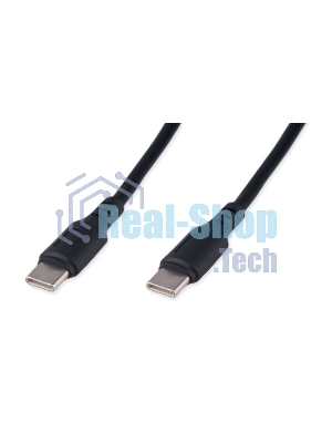 Кабель USB2.0 Cablexpert CCB-USB2-CMCMO1-2MB, TypeC/TypeC, Classic 0.1, 3A, 60W, PD/QC3.0, медь, 2м, черный, коробка