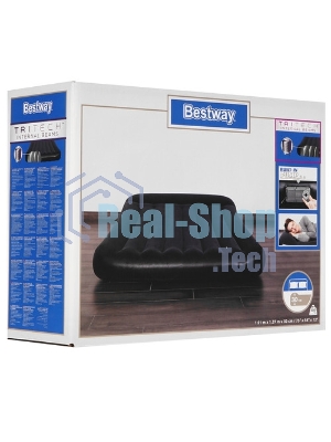 Надувной матрас BESTWAY 67462 Tritech, 191 х 137 х 30 см, с встроенным насосом 220-240V
