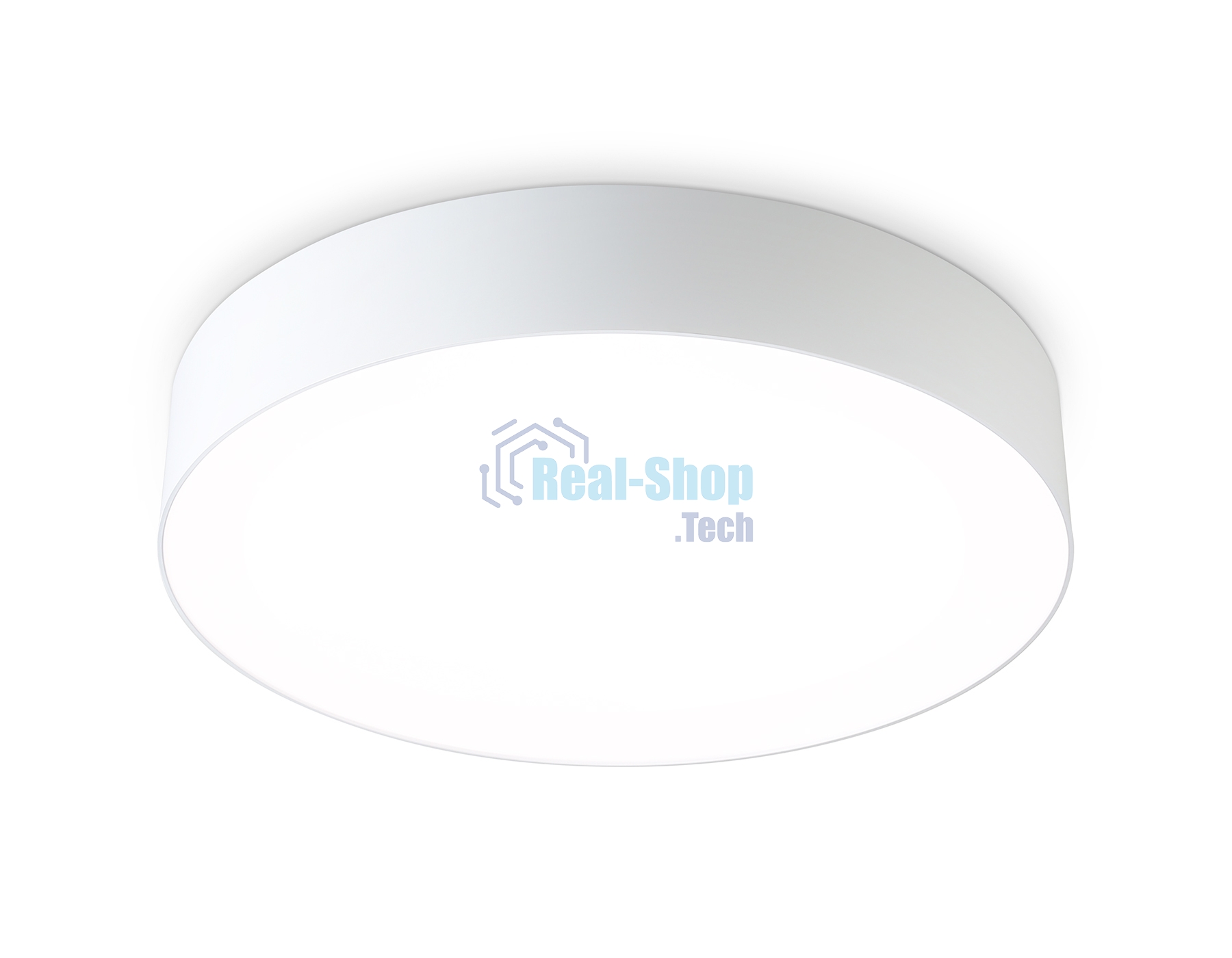 Потолочный светодиодный светильник Ambrella light FZ1350 WH белый IP20 40W 3000-6500K 390*80 (ПДУ ИК)