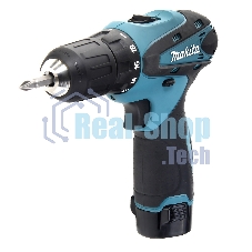 Дрель-шуруповерт Makita DF330DWE, 10,8 В, 1,3 Ач, 24 Нм, щеточный