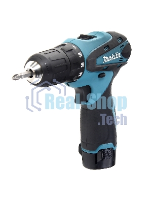 Дрель-шуруповерт Makita DF330DWE, 10,8 В, 1,3 Ач, 24 Нм, щеточный