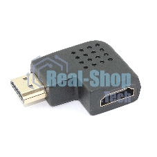 Удлинитель HDMI папа-мама угловой влево