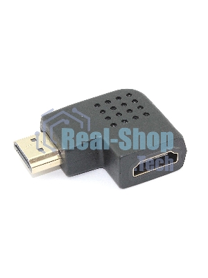 Удлинитель HDMI папа-мама угловой влево