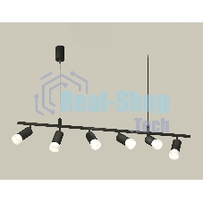 Светильник Ambrella light XB9006330/6 SBK/FR черный песок/белый матовый MR16 GU5.3 (С9006, С6323, N6258)