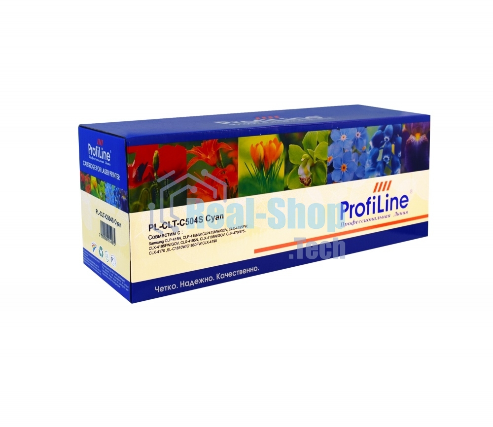 Картридж лазерный ProfiLine PL-CLT-C504S для принтеров Samsung CLX-4195FN/4195FW/CLP-415N/415NW/Xpress C1810/C1860 Голубой 1800 копий