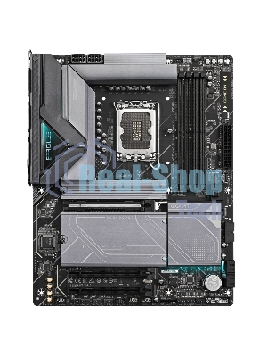 Материнская плата Gigabyte Z890 EAGLE WIFI7, LGA 1851, Intel Z890, 4xDDR5, 4xSATA, 4xM.2, 1xPCIe 5.0 x16, 2xPCIe 4.0 x4, 1xDP, 1xUSB-C, 1x 2.5Gb LAN, 4xUSB-A 3.2 Gen 1, 2xUSB-A 3.2 Gen 2, 3x3.5 мм, 7.1, 1xUSB4, ATX