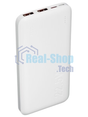 Внешний аккумулятор 10000mAh 2USB+1Type-C+1micro USB 2.0A Hoco J153 (Black)