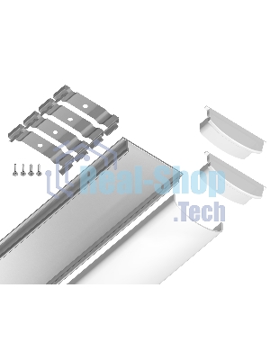 Алюминиевый профиль Ambrella light GP1500AL серебро 2000*18*4