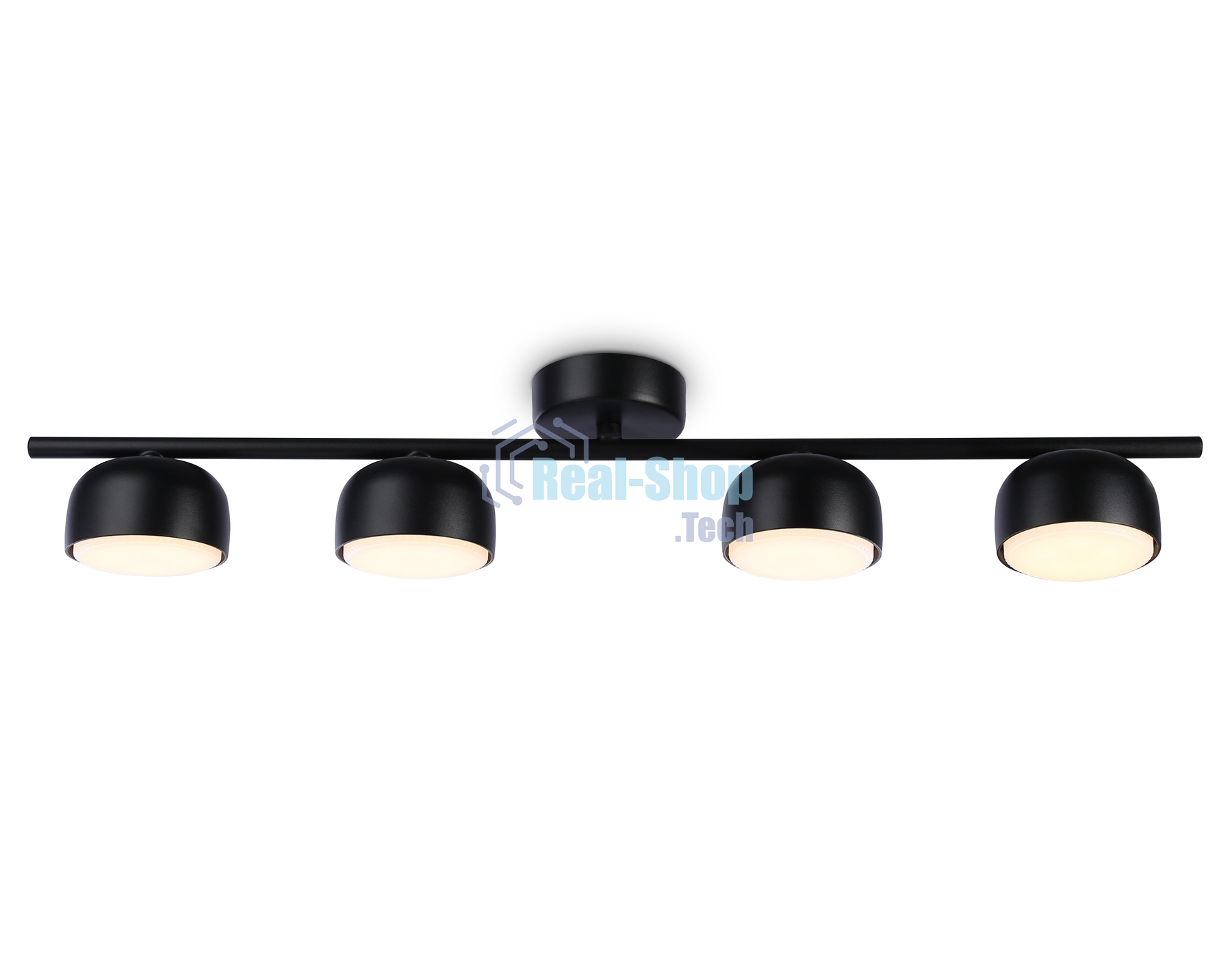 Светильник Ambrella light TN71029/4 BK черный GX53/4 max 12W 600*80*140