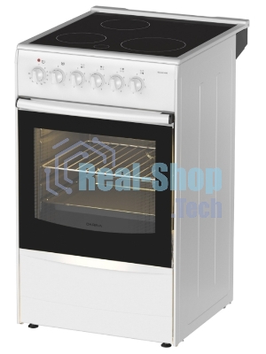 Плита электрическая Darina 1B EC 331 606 W белый/черный, конфорок 3 шт, духовка 50 л, 50 см x 85 см x 56 см