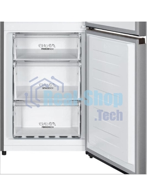 Холодильник Gorenje NRK619FAS4 серый двухкамерный 207/93л морозилка снизу, No Frost