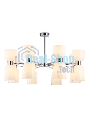 Люстра Ambrella light LH56085/16 СH/FR хром/белый матовый E14*16 max 40W D860*510