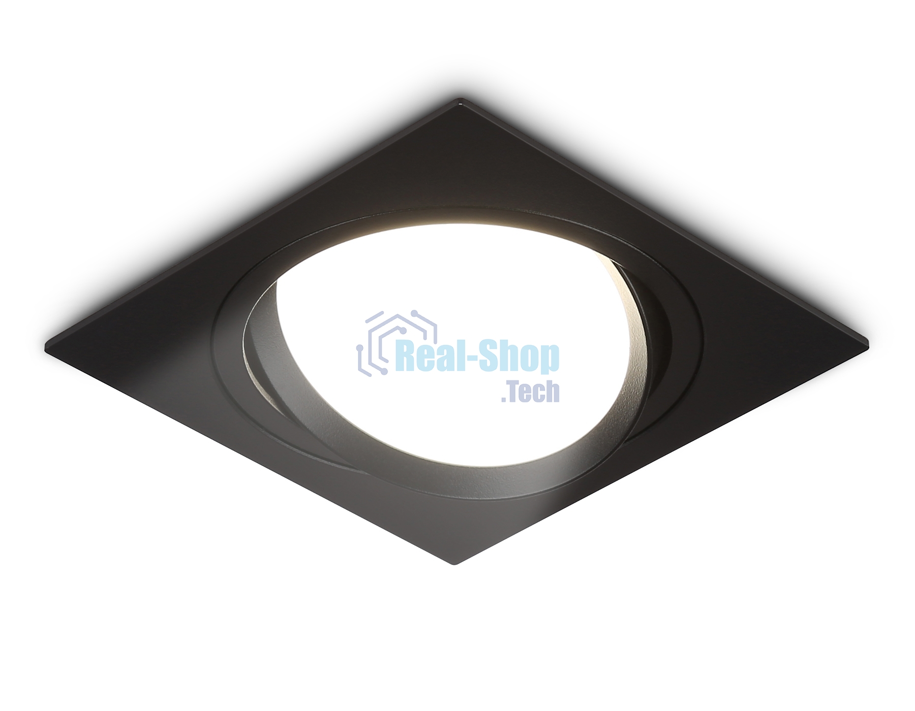 Светильник Ambrella light TN51917 BK черный GX53 max 12W 115*115*23