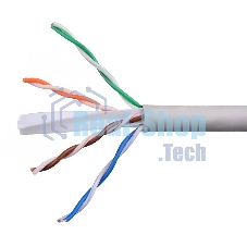 Кабель Cablexpert UPC-6055-4-CU/100, UTP indoor 4x2x0.55, медный, кат.6, однож., 100м, box, серый