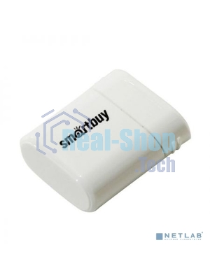 Флешка USB Smartbuy LARA white (SB64GbLARA-W), 64Gb, USB 2.0, R/W 15/5, белый