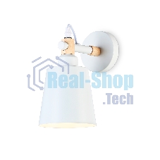 Светильник Ambrella light TR82212 WH/LW белый/светлое дерево E27 max 40W 230*130*190