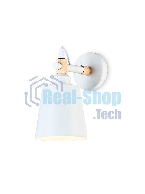 Светильник Ambrella light TR82212 WH/LW белый/светлое дерево E27 max 40W 230*130*190