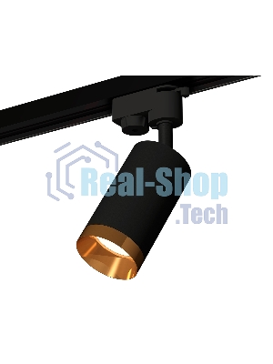 Светильник Ambrella light XT6323064 SBK/PYG черный песок/золото желтое полированное MR16 GU5.3 (A2521, C6323, N6134)