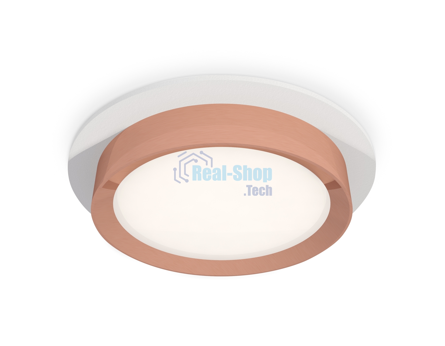 Комплект встраиваемого светильника Ambrella light XC8050006 SWH/PPG белый песок/золото розовое полированное GX53 (C8050, N8126)