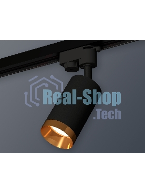 Светильник Ambrella light XT6323064 SBK/PYG черный песок/золото желтое полированное MR16 GU5.3 (A2521, C6323, N6134)