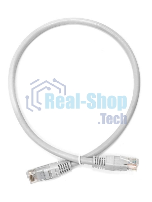 Патч-корд LANMASTER UTP TWT-45-45-0.5/6-GY вилка RJ-45-вилка RJ-45 Cat.6 0.5м серый ПВХ