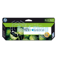 Картридж струйный HP №971XL CN626AE голубой для HP OJ Pro X476dw/X576dw/X451dw/X551dw (6600 стр.)