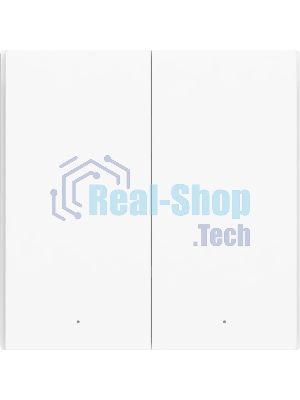 Выключатель двухклавишный Aqara Wireless Remote Switch H1 (WRS-R02)