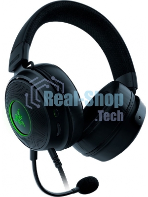 Гарнитура Razer Kraken V3 чёрный, проводная, USB, подсветка