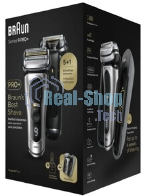 Электробритва сетчатая Braun 9675cc питан.:элек.сеть/аккум. серебристый