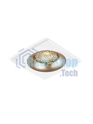 Светильник встраиваемый Ambrella light TN102728 WH/GD белый/золото GU5.3 92*92*23