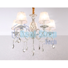 Светильник Ambrella light TR4547/5 WH/SL белый/серебро E14/5 max 40W D565*500