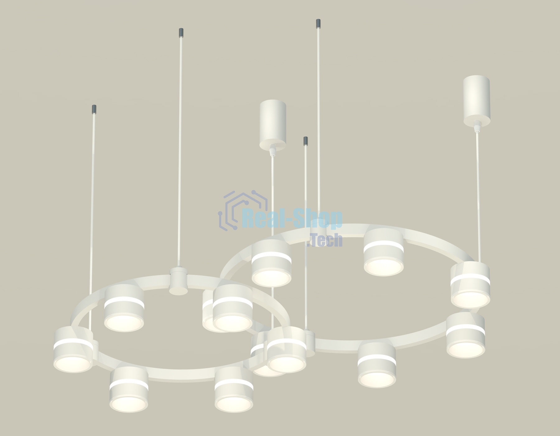 Светильник Ambrella light XR92081001/13 SWH/FR белый песок/белый матовый GX53 (A9208, C9236, C9231, N8444)