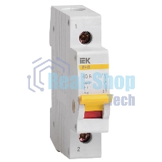 Выключатель нагрузки IEK MNV10-1-040 (мини-рубильник) ВН-32 1Р 40А IEK