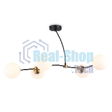 Светитльник Ambrella Light TR2548/5 BK/SB черный/бронза E27/5 max 60W 950*600*450