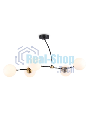 Светитльник Ambrella Light TR2548/5 BK/SB черный/бронза E27/5 max 60W 950*600*450